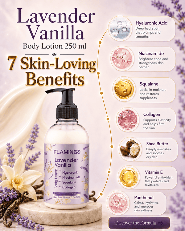 Flamingo Lavender Vanilla Body Lotion 250ml